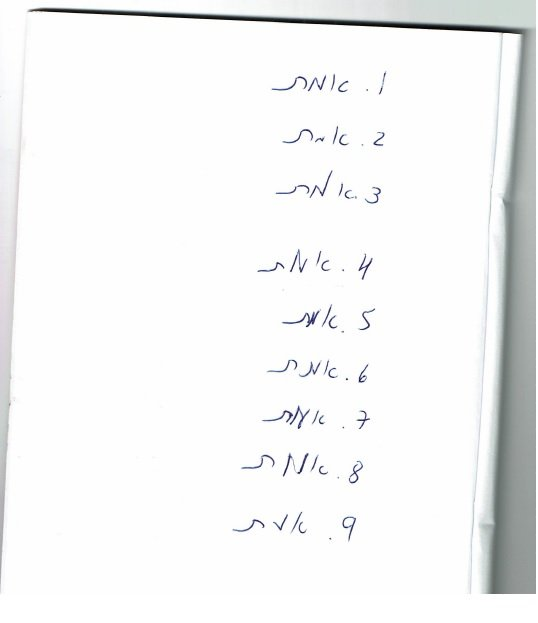 משמעות האות מ על פי כתב היד